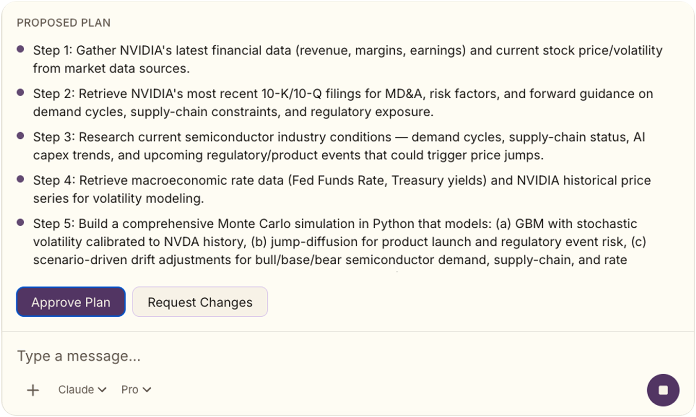 Sibel workflow planning and approval interface